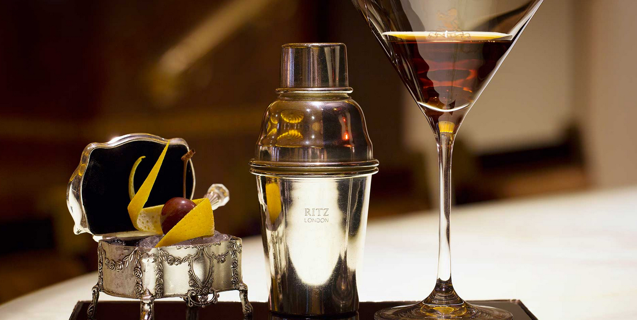 A beverage at the Ritz London