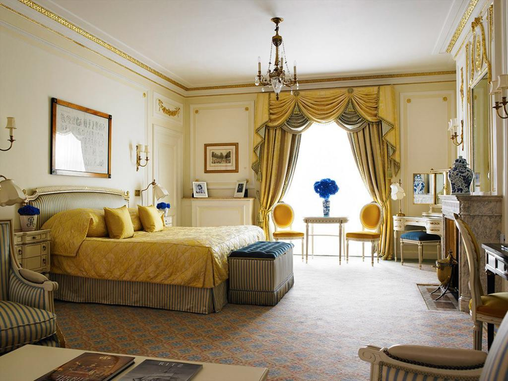 A suite at the Ritz Hotel, London