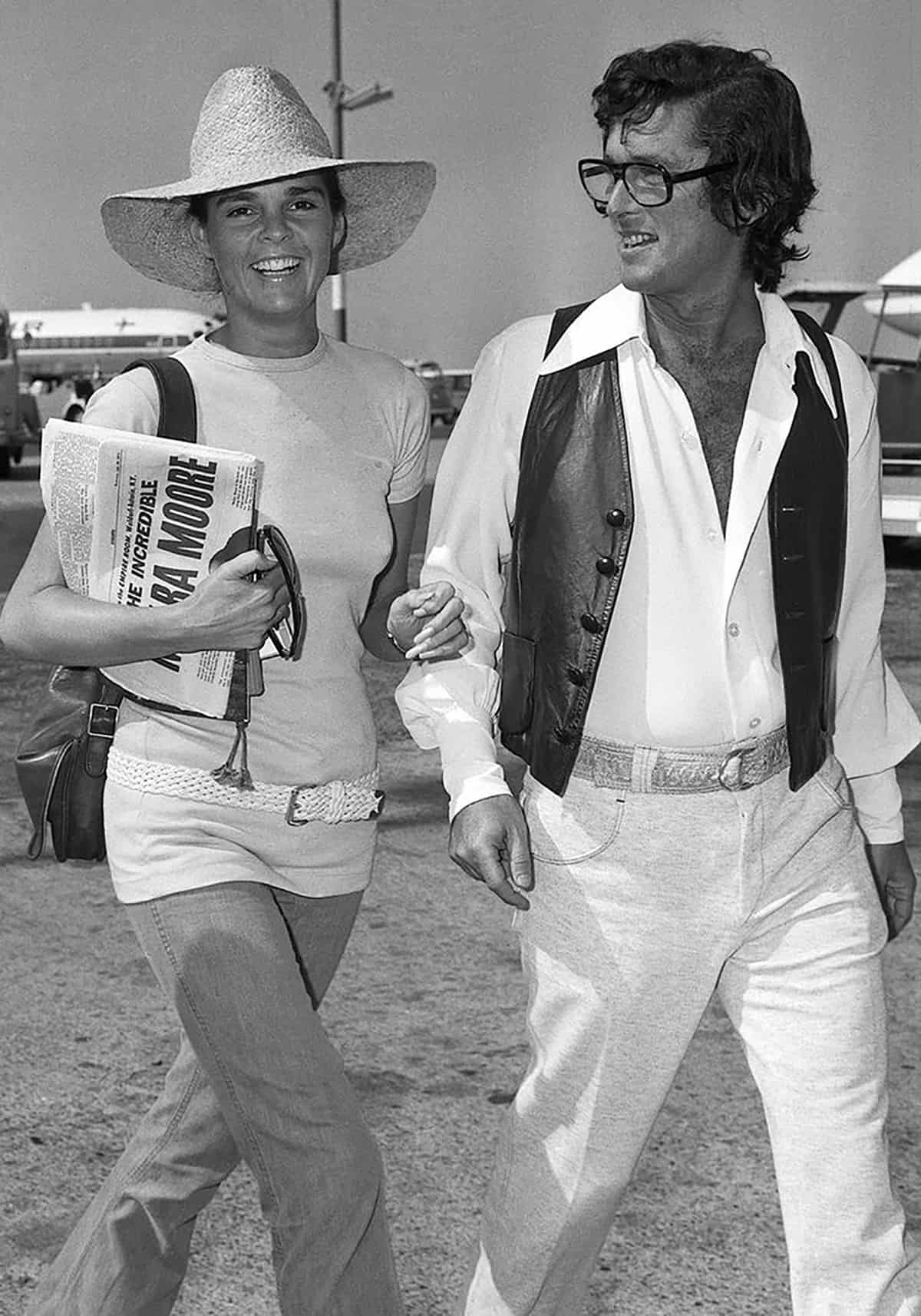 Ali MacGraw and Robert Evans, Acapulco, 1970s