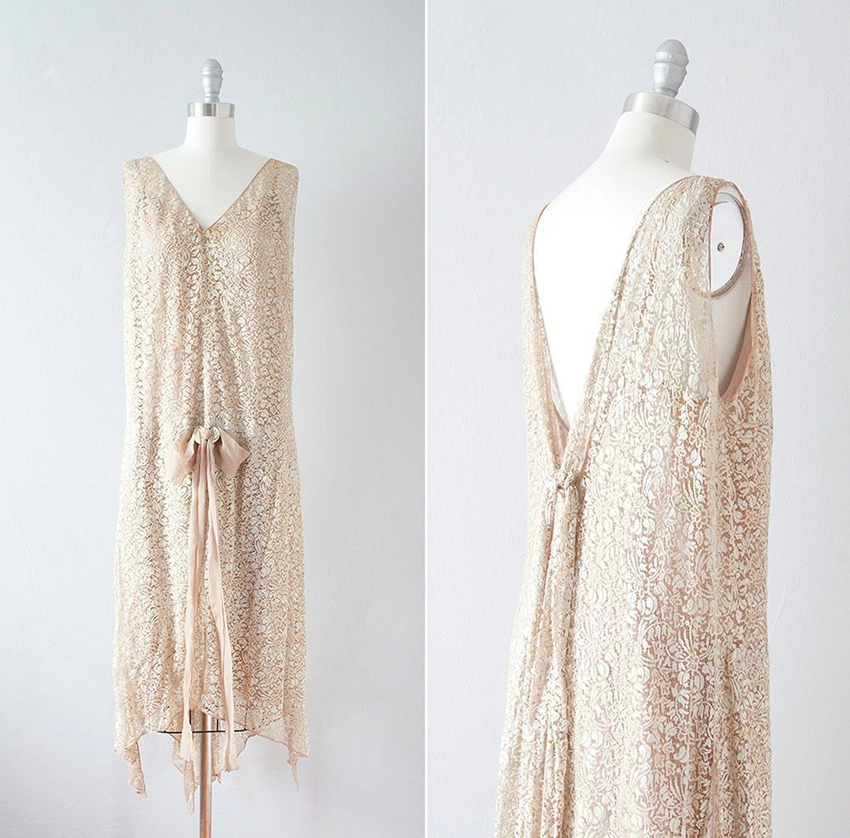 Lucien Lelong lace dress, 1920s, $31,000. Courtesy of Etsy