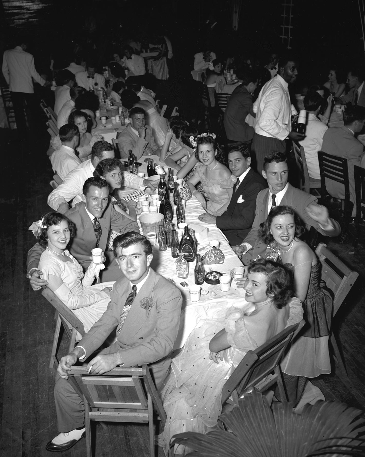 Partygoers 1949 St Edwards University, Austin Courtesy of Texas History Online
