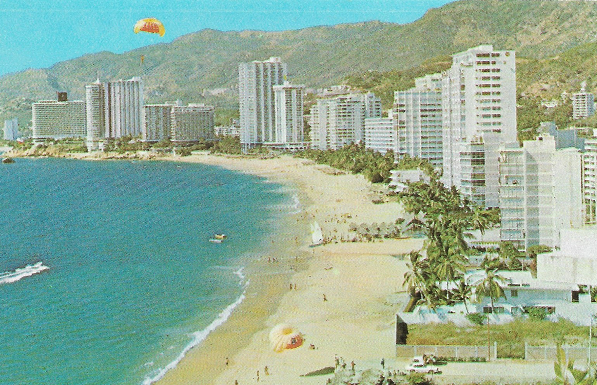 The bay in Acapulco, 1950s