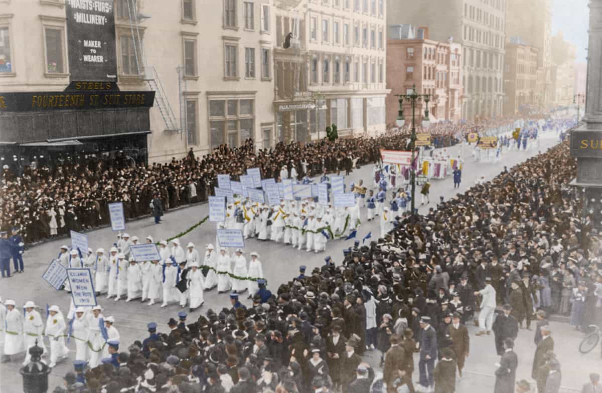 1918 Pre-election parade, Washington, D.C.
