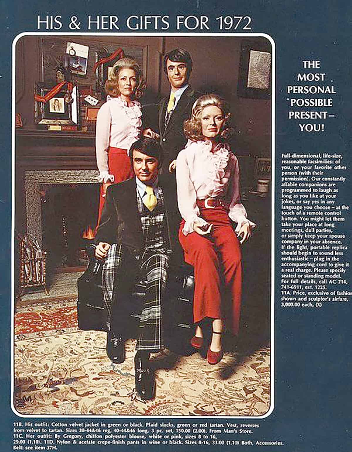 Neiman Marcus holiday catalogue, 1972