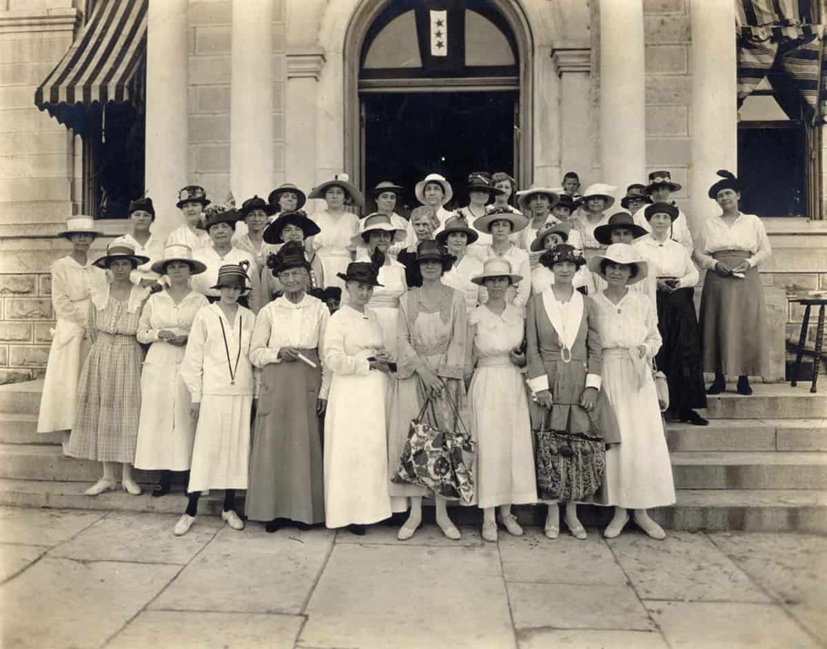 Texas Suffragists, 1918. Photo courtesy Texas State Historical Assn. Online