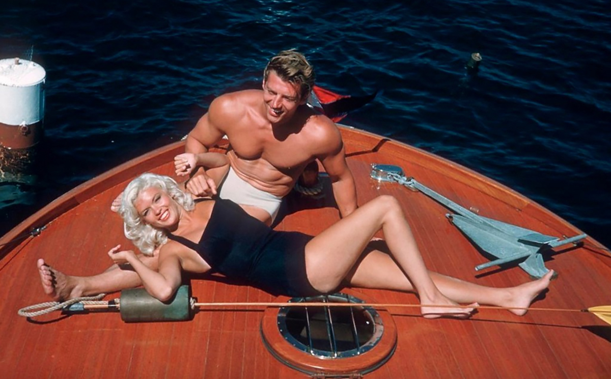 Jayne Mansfield and Micky Hargitay publicity shot, 1957. Courtesy of 20th Century Fox publicty archives