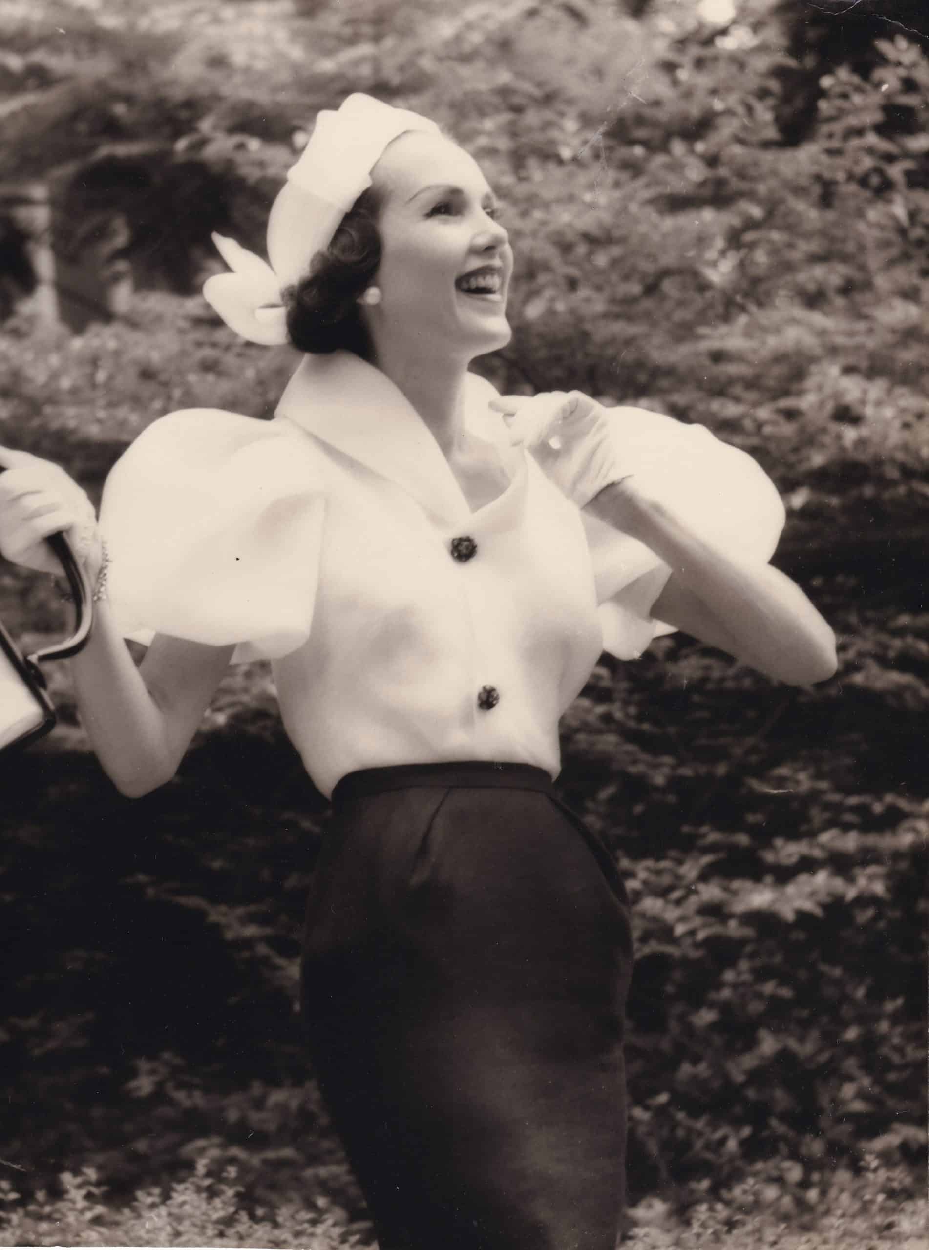Grace Jones, modeling, early 1950s