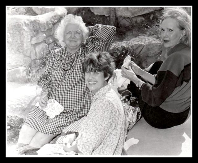 Liz Carpenter, Erma Bombeck and Grace Jones, 1970s