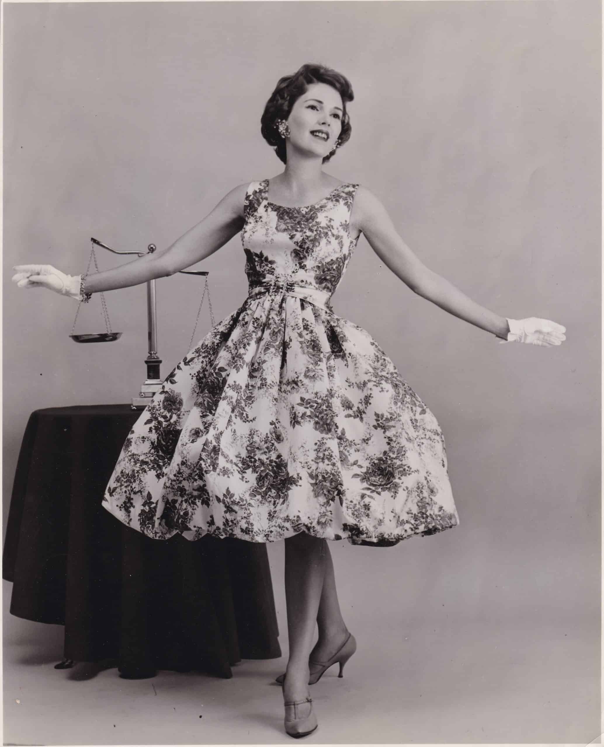 NCN Grace Jones, floral, 1950s