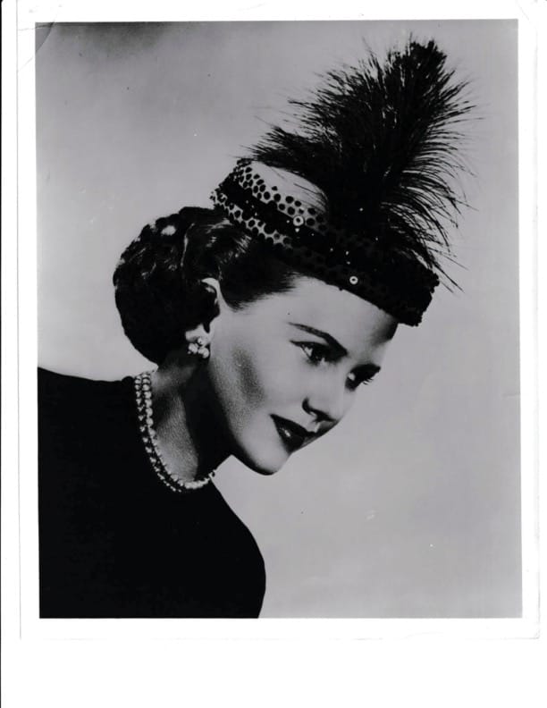 NCN Grace modeling hats, 1940s