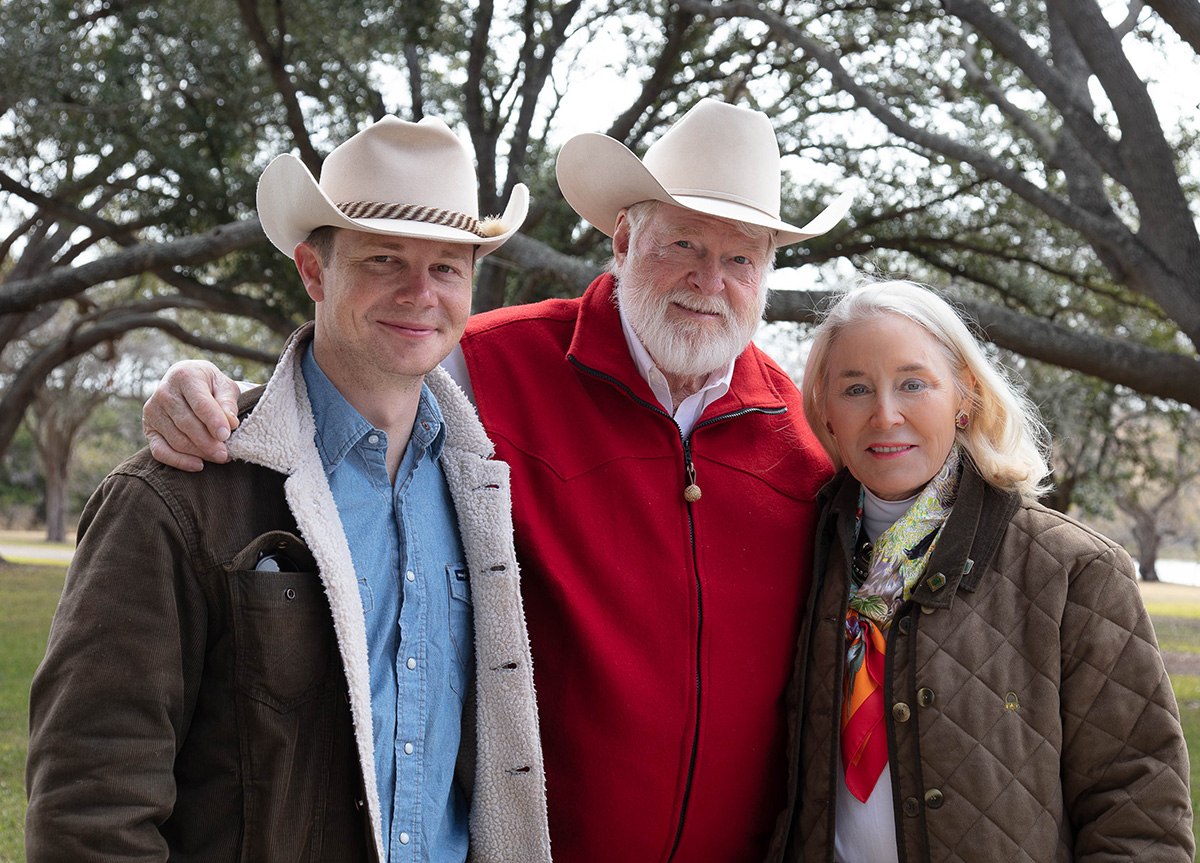 Belton McMurry, Red Steagall and Janell Kleberg